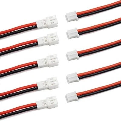 Bild av 10 st uppgraderade Tiny Whoop JST PH 2.0 hane och hona anslutningskabel för batteri JJRC H36 H67 blad inductrix Emachine E010 E013