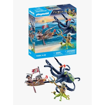 Bild av Playmobil 71419 Pirates Byggsats Jättebläckfisk