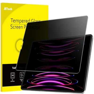 Bild av JETech Privacy Skärmskydd för iPad Air 5/4 10,9 Tum (2022/2020, 5:e/4:e Generationen) och Pro 11 (2022/2021/2020/2018 Modeller), Anti Spy Screen Protector Privat Härdat Glas Film, 1 Pack