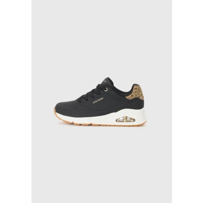 Bild av Skechers UNO Sneakers, Storlek: 36, Black/leopard Förstklassig skinnimitation