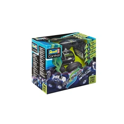 Bild av Revell Control Stunt Car flip Racer, spännande rullbyte med funktion, stora ballongdäck för varje terrass, LED strålkastare separation, barn från 8 år, skala 1:10