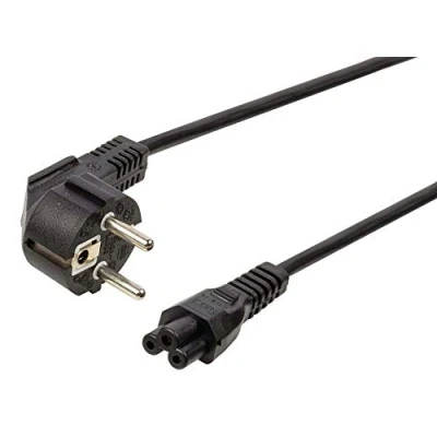 Bild av PremiumCord kpspt2 strömkabel Musse Pigg 230 V 2 m, med skyddskontakt vinklad till IEC 320 C5, PC 3 polig, färg svart