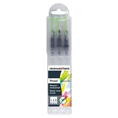 Bild av Eberhard Faber 579925 Vattentanksborste Artist Color, 3 penslar med olika penselspetsar
