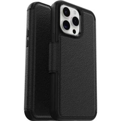 Bild av Otterbox Strada MagSafe Leren Book Cover Apple iPhone 15 Pro Max
