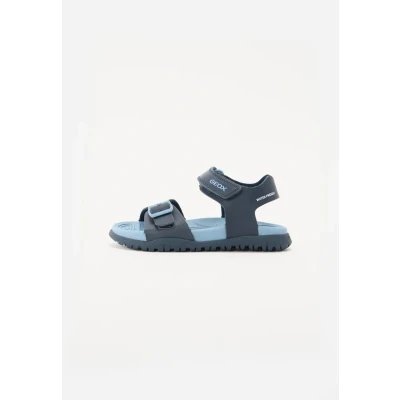 Bild av Geox Fusbetto Unisex Sandaler för barn, Storlek: 38, Navy/sky Konstmaterial