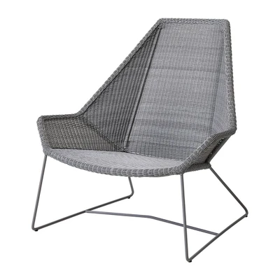 Bild av Cane line Breeze Highback Lounge Chair 5469 LI/LS/LW stol Light Grey B: 98 x D: 87 H: SH: 40 cm