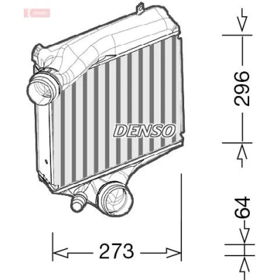 Bild av Laddluftkylare DENSO DIT28023