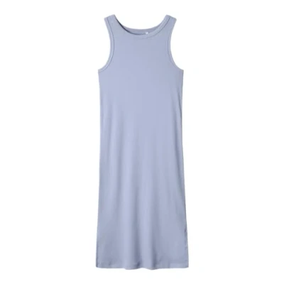 Bild av Name it kids Nkfhellemie XSL Sl Dress Pb, Xenonblå, 122 cm