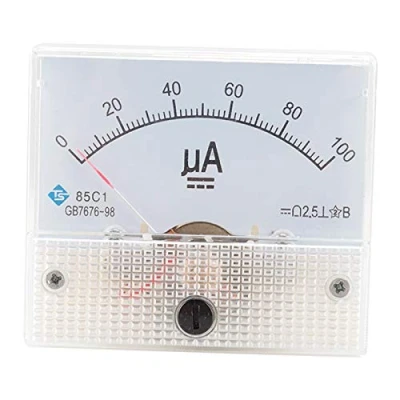 Bild av Generic Analog panel AMP mikroamp ström amperemätare mätare DC 0 100 uA