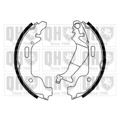 Bild av QUINTON HAZELL BS1112 Mâchoires De Frein 180 26 OPEL: Agila A, SUZUKI: Wagon R+ II 3/5 portes