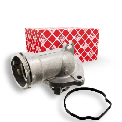 Bild av FEBI BILSTEIN 104757 Thermostat d&#039;eau 87 avec joint d&#039;étanchéite boîtier MERCEDES BENZ: Classe C Berline, CLK Coupe, Break