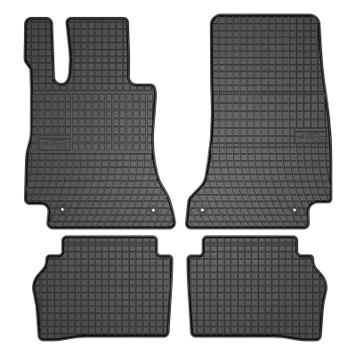 Bild av FROGUM 401761 Ensemble de tapis sol Caoutchouc avant et arrière 4 noir Sur mesure