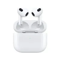 Bild av Apple AirPods 3. generationen äkta trådlösa hörlurar med mikrofon. öronspets Bluetooth vit Lightning laddningsfodral
