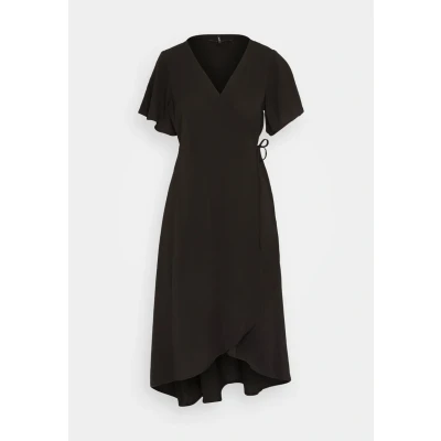 Bild av Vero Moda SAKI SS CALF WRAP GA NOOS Vardagsklänning, Storlek: XS, Black
