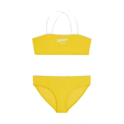 Bild av Tommy Hilfiger Bralette Bikini för barn, Storlek: 152 164, Primary yellow