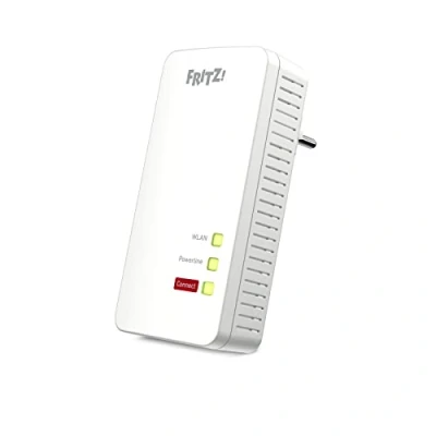 Bild av AVM FRITZ!Powerline 1260E PowerLine adaptersats 1GbE, HomePlug AV (HPAV) 2.0, IEEE 1901 Wi Fi 5 Dubbelband vägginsticksbar