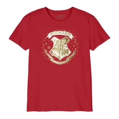 Bild av Harry Potter T shirt för pojkar, röd, 12 År