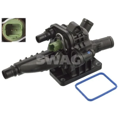 Bild av SWAG 62 10 6066 thermostat d&#039;eau 83 avec joint d&#039;étanchéite capteur, PEUGEOT: 207 3/5 portes, 308 I 208 portes