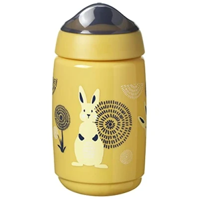 Bild av Tommee Tippee Sipper, tränings propp för småbarn med INTELLIVALVE läckage och skakningssäker teknik BACSHIELD antibakteriell teknik, 12 m+, 390 ml, paket 1, gul
