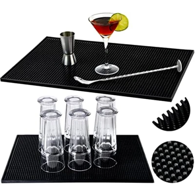 Bild av Iso Trade Silicone Multipurpose Dish Drying Bar Service Mat Kitchen Potholders for Jar Opener 8637 Avlopp för kök, flerfärgad, unik