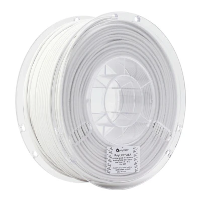 Bild av Polymaker PF01011 PolyLite Filament ASA UV beständig, väderbeständig, #####hitzebeständig 2,85 mm 1000 g Vit 1 st