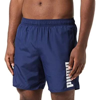 Bild av PUMA herr Badbyxor Swim Men&#039;s Mid Shorts, Marinblå, M