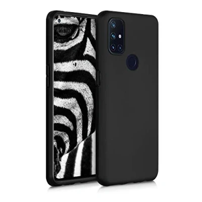 Bild av kwmobile Fodral kompatibelt med OnePlus Nord N10 5G mjukt silikonfodral matt svart