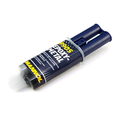 Bild av MANNOL Epoxy Metal 9905 Colle pour époxy Emballage en blister, Cartouche gris/noir 24 oscaro, mister auto, yakarouler