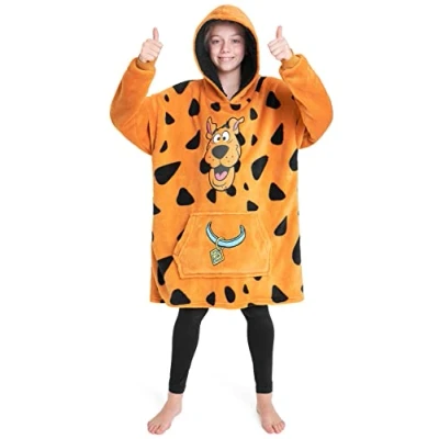 Bild av Scooby Doo! Rolig tröja för barn filttröja pojkar, Brunt, one size