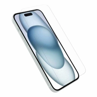 Bild av Otterbox Glass skärmskydd för iPhone 15, härdat glas, repskydd, skydd mot splitter