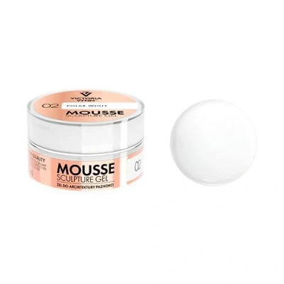 Bild av Victoria Vynn Thixotropic musskumpur gel 15 ml nagelbyggnadsförlängning (02 polär vit)