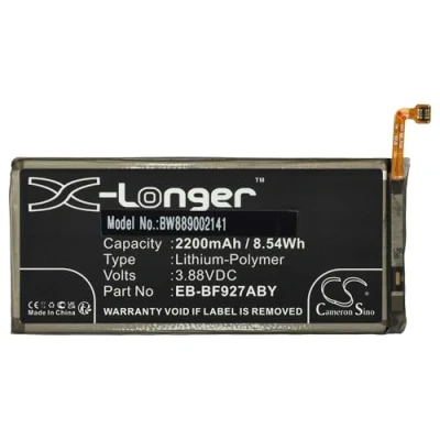Bild av vhbw Batteri kompatibelt med Samsung Galaxy Z Fold 3 5G, Fold3 mobiltelefon smartphone (2200 mAh, 3,88 V, Li polymer)