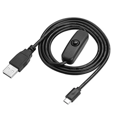 Bild av VBESTLIFE universell strömförsörjning, Micro USB laddningskabel med PÅ/AV omkopplare för 3/2 / B/B + A
