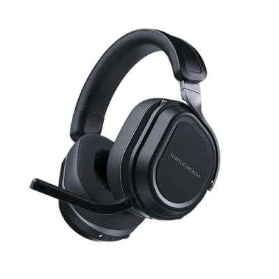 Bild av Turtle Beach Stealth 700 förstärkt, trådlöst gamingheadset för multiplattformar PC 24 bitars ljud, 60 mm högtalare, Utmärkt sändningskvalitet från mikrofonen, Bluetooth, 80 h batteri, svart