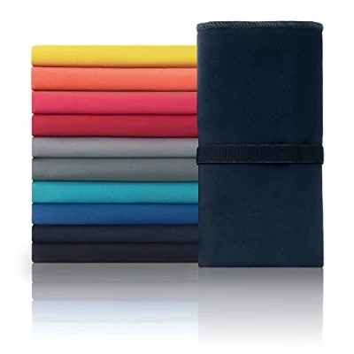 Bild av Blumtal Mikrofiberhandduk många Färger och Storlekar, kompakta Mikrofiberhanddukar, ultralätta snabbtorkande, Sporthandduk, Resehandduk, Strandhandduk, Badhandduk av Mikrofiber