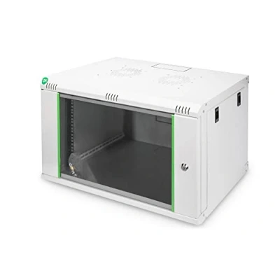 Bild av DIGITUS Nätverksskåp 19 tums rack 7U Väggmontage 450 mm djupt Bärförmåga 60 kg Dynamic Basic serien Grått