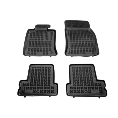 Bild av REZAW PLAST 200720 Ensemble de tapis sol Caoutchouc avant et arrière 4 noir Sur mesure MINI: 3/5 portes