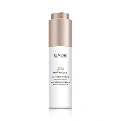 Bild av Babes laboratorier 50 ml föryngrande multiserum HealthyAging+ Fuktgivande 24 timmar Spännande och åtstramande effekt Bekämpar rynkor Anti oxidation fläckbeständig känslig hud