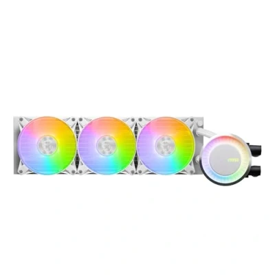 Bild av MSI MAG CORELIQUID E360 WHITE système de refroidissement d?ordinateur Carte mère, Processeur Kit du liquide 12 cm Blanc
