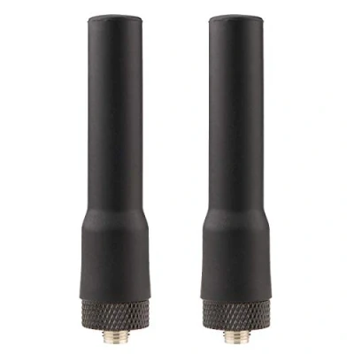 Bild av Retevis RT20 Walkie Talkie antenn, mjuk kort SMA F, dubbla band, kompatibel med Baofeng GT5R UV 5R eSynic RT5R RA79 Quansheng UVK5 Radtel RT 470X (2 st)