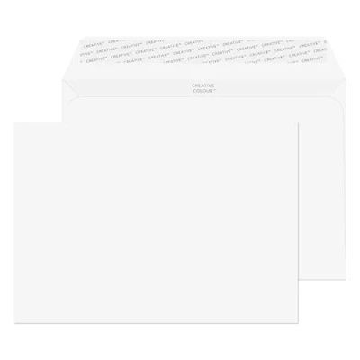 Bild av Blake Creative Colour C5 162 x 229 mm 120 gsm Peel &amp; Seal plånbokskuvert (355) krita vit förpackning med 500