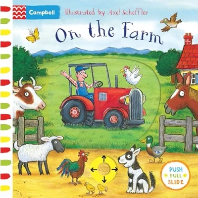 Bild av On the Farm: A Push, Pull, Slide Book