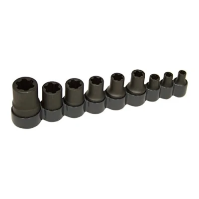 Bild av Lisle Set med 9 externa Torx Plus hylsor 83100