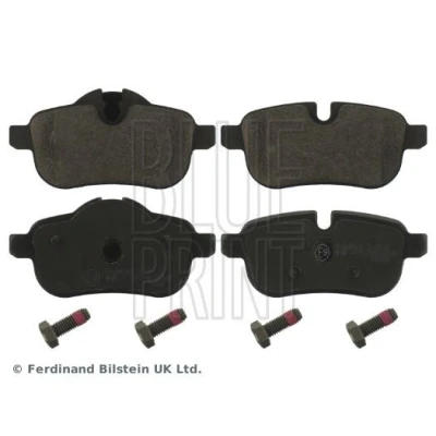 Bild av BLUE PRINT ADB114236 Jeu de plaquettes frein Essieu arrière préparé pour indicateur d&#039;usure avec kit vis BMW: Z4 Roadster