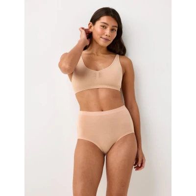 Bild av Lindex Seamless Topp, Storlek: 48/50, Beige