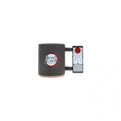 Bild av Paladone Demon Slayer mugg med Tanjiro Hanafuda örhänge för handtag, 450 ml keramisk mugg, kopp fans av Kimetsu No Yaba Anime