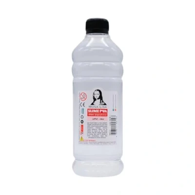 Bild av Bastelzone Transparent pyssellim. Klart PVA lim. Lösningsmedelsfritt lim för barn. Lämplig att göra slem själv. Giftfri. Vattenbaserad (500 ml)