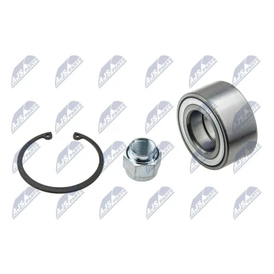 Bild av NTY KLP CT 019 Kit de roulements roue Essieu avant, avant gauche, droit avec écrou 72 PEUGEOT: 207 3/5 portes, 208 I portes