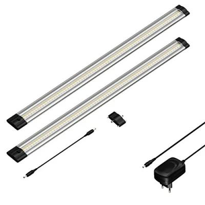Bild av parlat LED underskåpsarmatur SIRIS, platt, 50cm vardera, 655lm vit, 2 st.