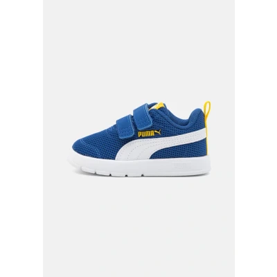 Bild av Puma Courtflex V3 Unisex Väglöparskor för barn, Storlek: 20, Clyde royal/white/sunny yellow Skinnimitation/textil
